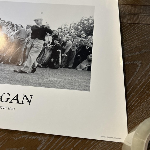 Ben Hogan Open Champion Carnoustie 1953 Wall Poster Print 20x16in - Picture 3 of 6